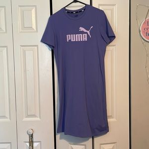 Purple Puma Bodycon Dress